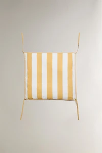 STRIPED ARMCHAIR BACK CUSHION