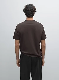 T-shirt regular fit à col rond