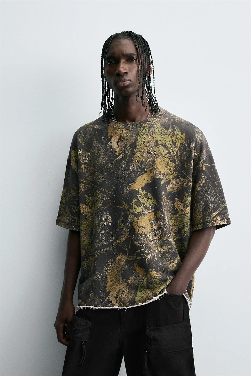 ABSTRACT PRINT SWEATSHIRT