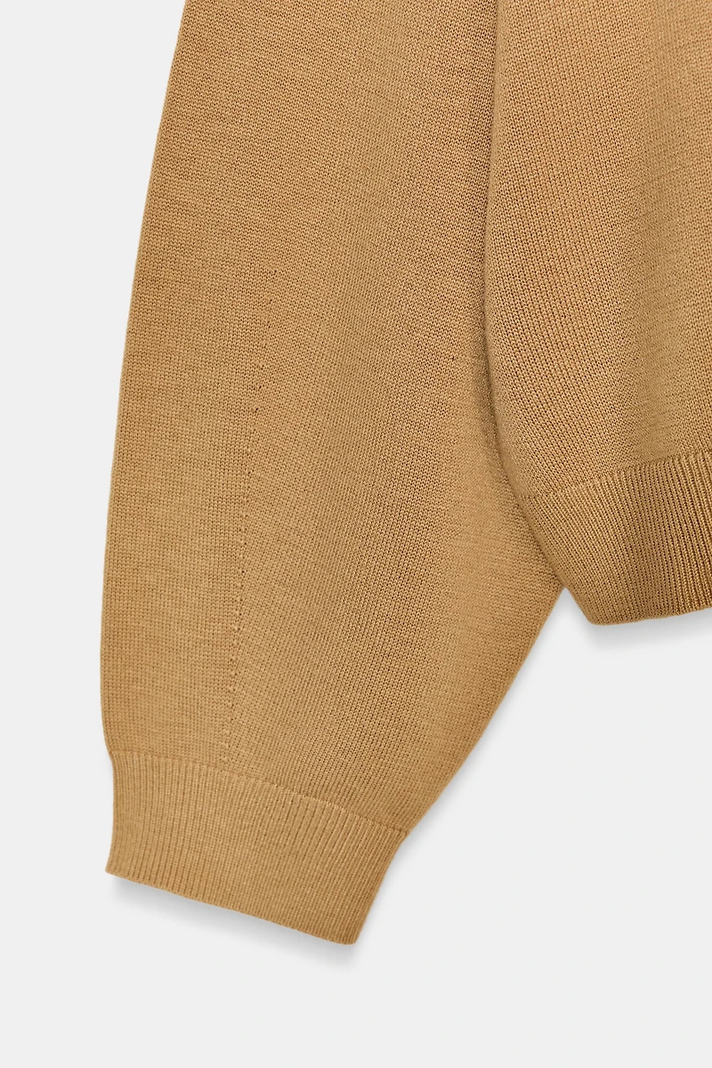 V-NECK KNIT CARDIGAN