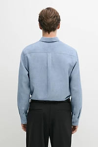 Regular fit flowing shirt