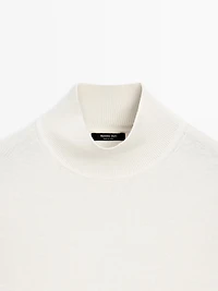 Pull en maille à détail de dos mélange soie - STUDIO