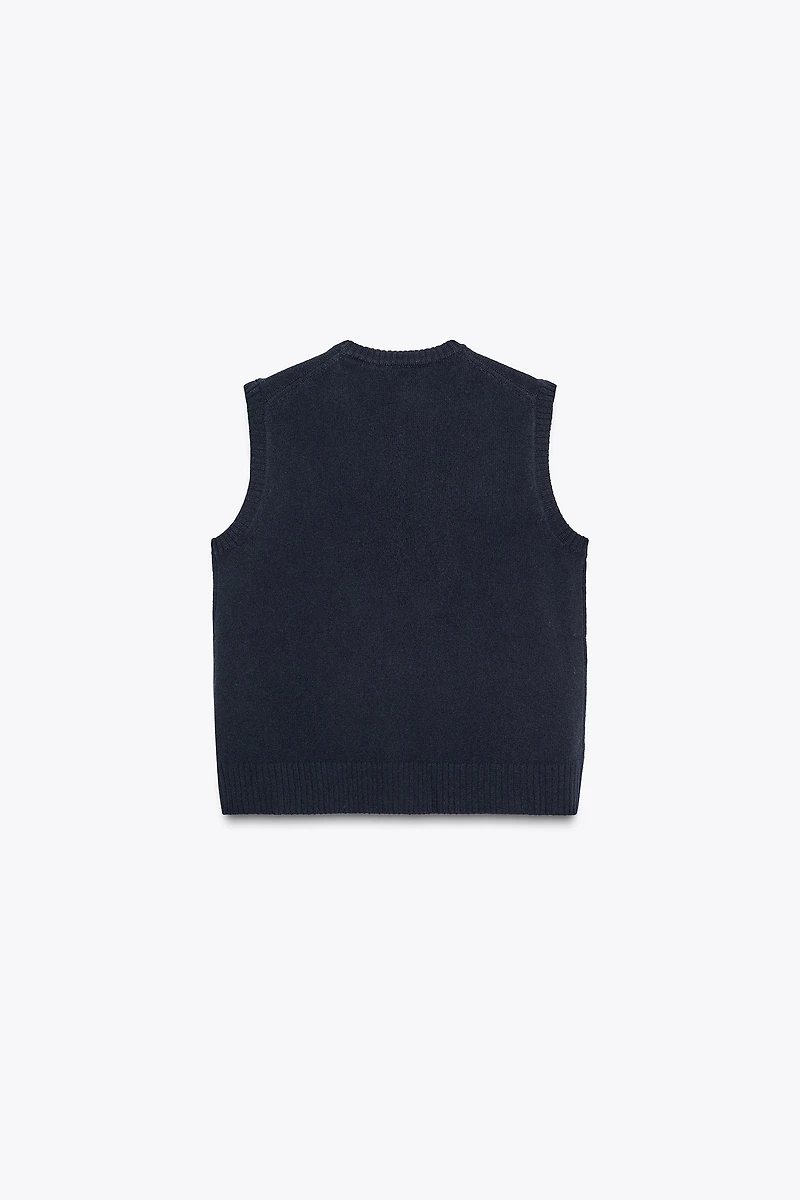 100% WOOL VEST