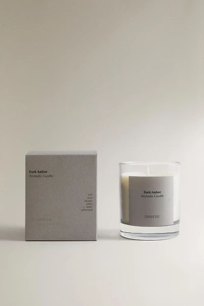 (200 G) DARK AMBER SCENTED CANDLE