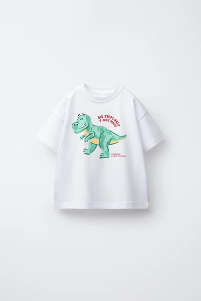 T-SHIRT À IMPRIMÉ DINOSAURE
