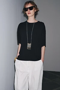 OVERSIZED BASIC KNIT TOP