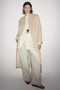 MANTEAU MINIMAL MÉLANGE LAINE ZW COLLECTION ÉDITION LIMITÉE