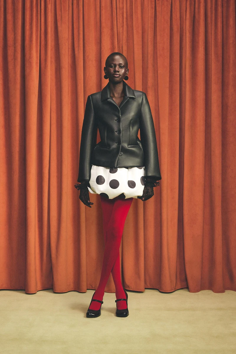 SEMI-SHEER POLKA DOT GLOVES HARRY LAMBERT FOR ZARA X DISNEY