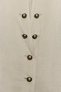 RUSTIC BUTTONED BLAZER