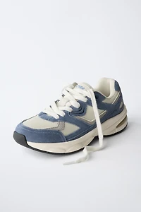 PIECED ATHLETIC SNEAKERS