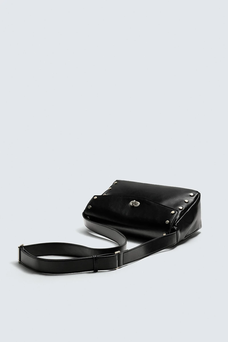 METALLIC DETAIL CROSSBODY BAG