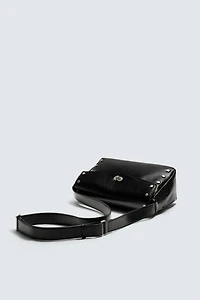 METALLIC DETAIL CROSSBODY BAG
