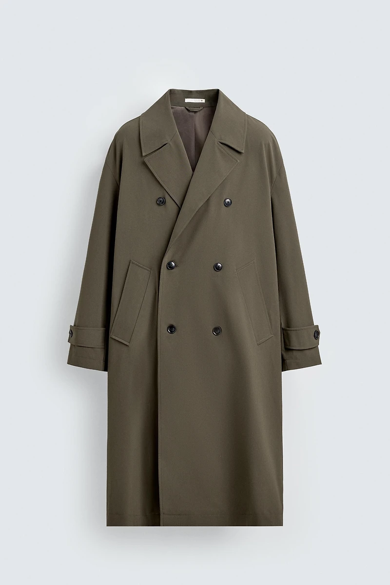 FLOWY OVERSIZED FIT TRENCH COAT