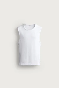 T-SHIRT DÉBARDEUR CÔTELÉ
