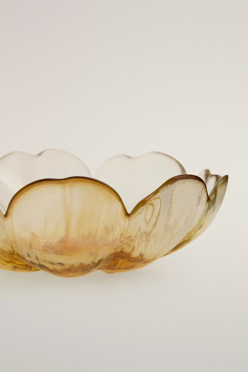 BOL EN VERRE FLEUR