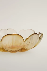 BOL EN VERRE FLEUR