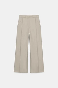 PLEATED WOOL PANTS ZW COLLECTION