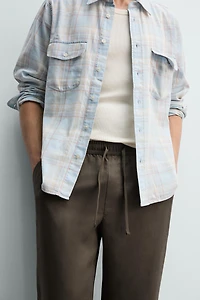 100% LYOCELL REGULAR FIT PANTS