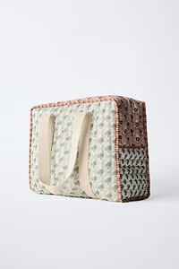 FLORAL DIAPER BAG
