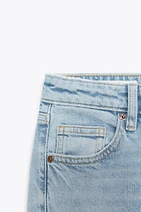 TRF HIGH-WAISTED CROPPED FLARE JEANS