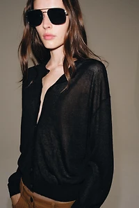 FINE KNIT CARDIGAN