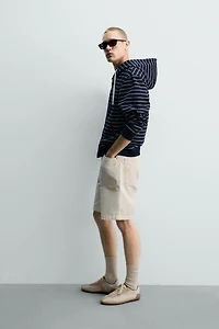 STRAIGHT FIT POCKET SHORTS