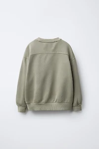 GARMENT DYE SWEATSHIRT AND JOGGER PANTS SET