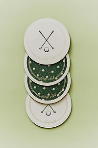 PACK OF GOLF CORK COASTERS (PACK OF 4)