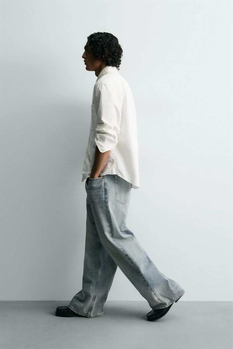 RIPPED BAGGY FIT JEANS