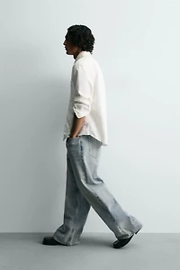 RIPPED BAGGY FIT JEANS