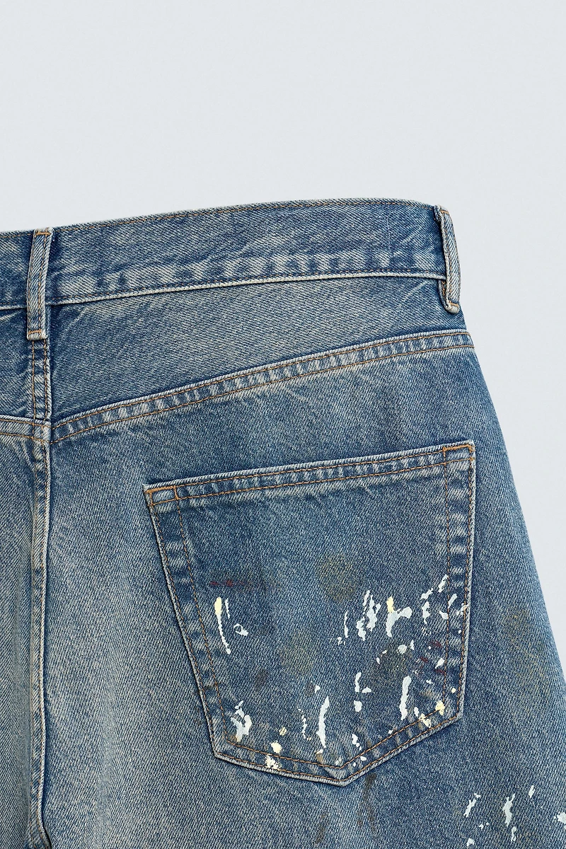 SPLATTER LOOSE FIT JEANS