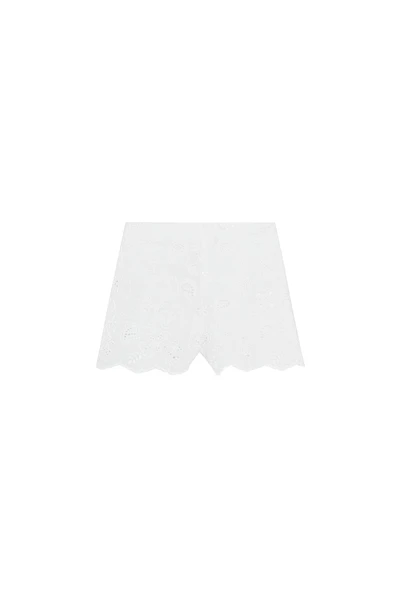 SHORT À BRODERIES AJOURÉES
