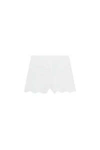 SHORT À BRODERIES AJOURÉES