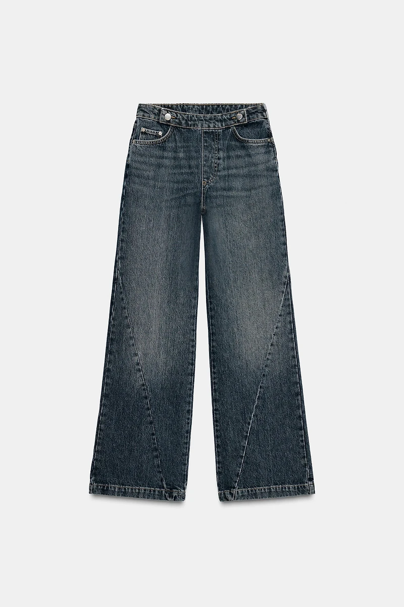 Z1975 MID-RISE FLARE BUTTONED JEANS