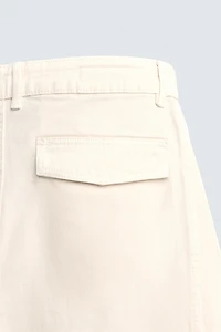SEAMED BAGGY FIT CARGO PANTS