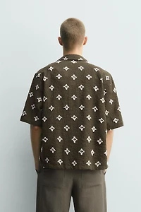 CHEMISE JACQUARD TEXTURÉE
