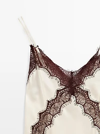Long 100% silk camisole top - STUDIO