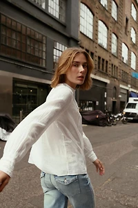 BLOUSE BRODÉE FLEURS