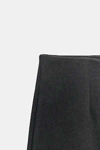 INTERLOCK WIDE LEG PANTS