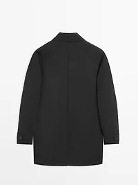 Lightweight technical fabric parka