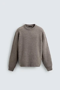 TEXTURED BOXY FIT JUMPER