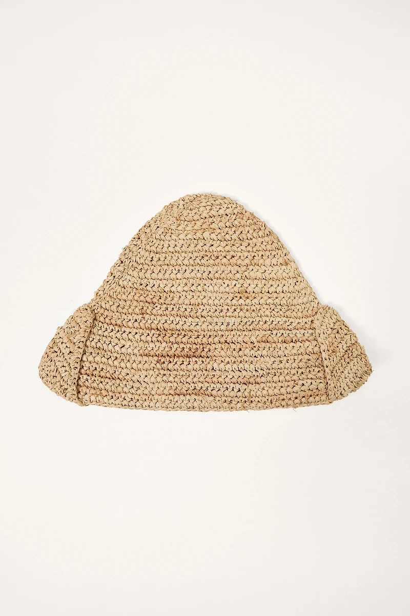 RAFFIA EFFECT HAT LIMITED EDITION