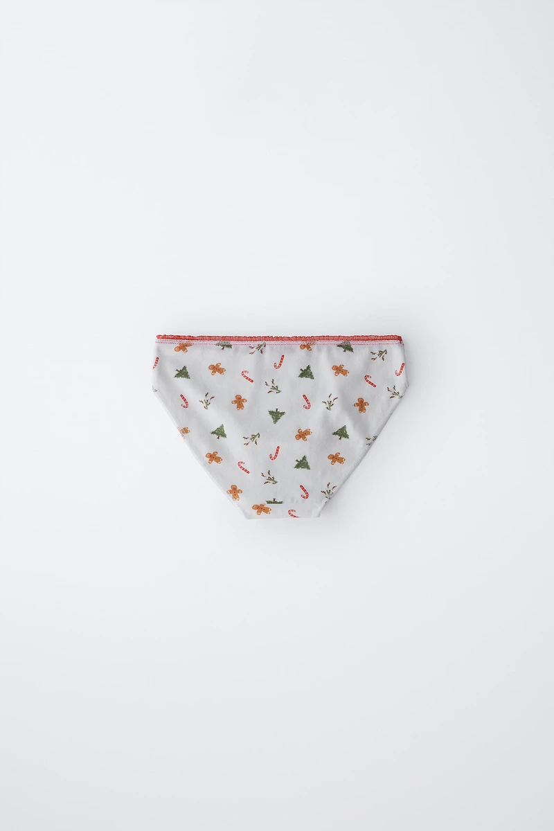 AGES 6-14 / THREE-PACK OF TREE AND COOKIE UNDERWEAR