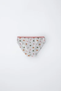 AGES 6-14 / THREE-PACK OF TREE AND COOKIE UNDERWEAR