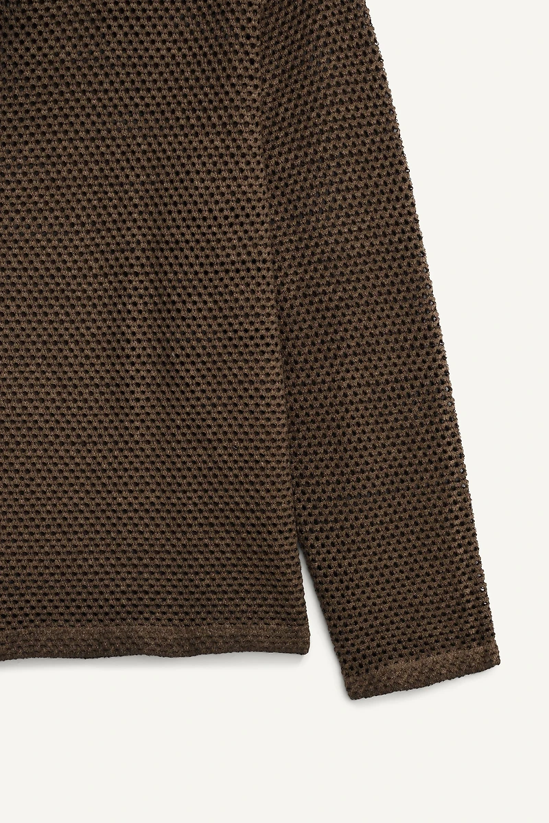 CARDIGAN RELAXED FIT CROCHET