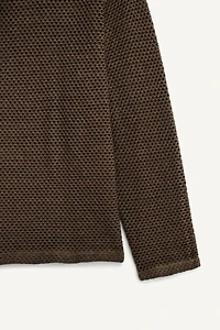 CARDIGAN RELAXED FIT CROCHET