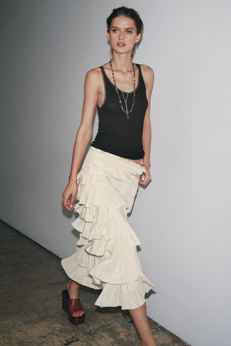 COMBINED TULLE T-SHIRT