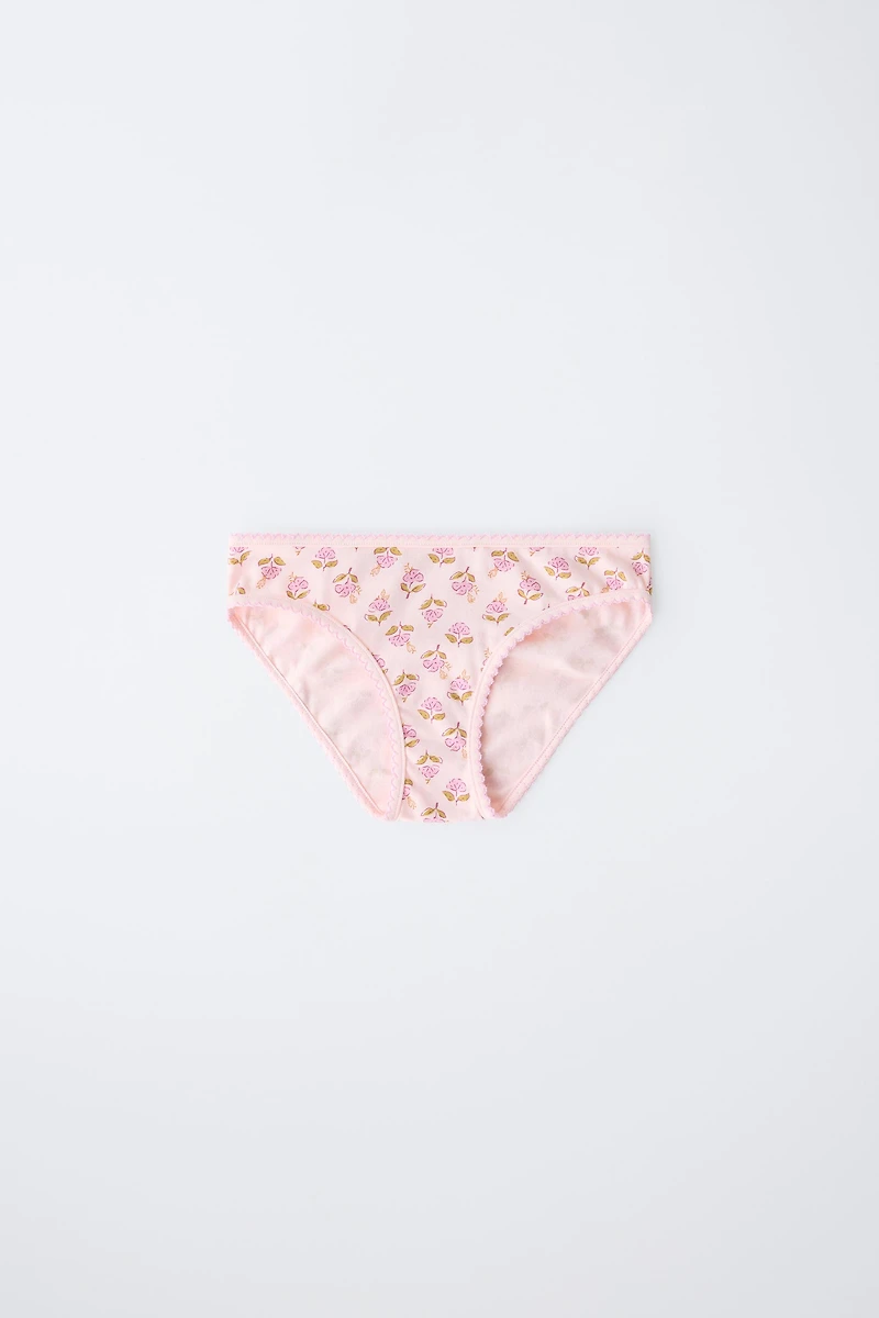 AGES 6-14/ THREE-PACK OF BOHO UNDERWEAR