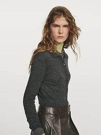 Cardigan 100 % laine - Studio