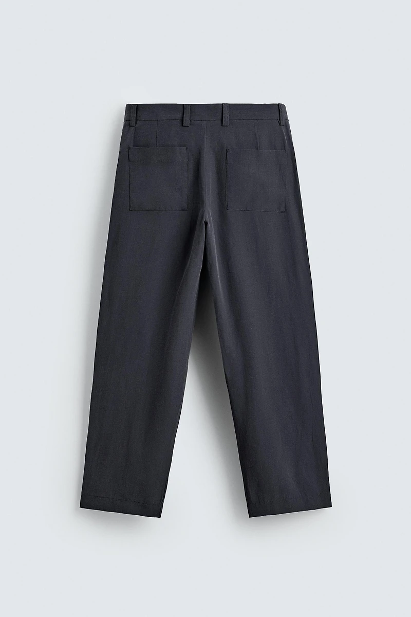 FLOWY STRAIGHT FIT PANTS